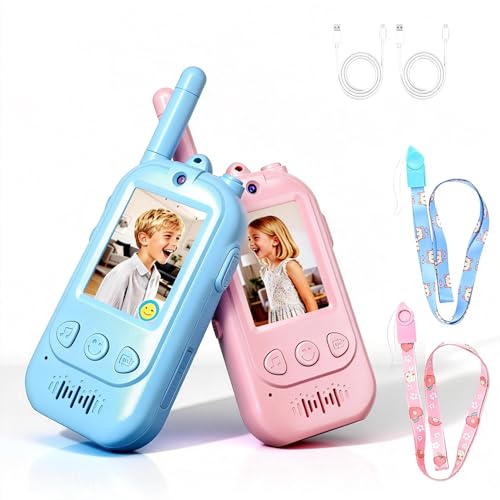 Video Walkie Talkies, Kids Interactive Toys with Screen, Video Walkie Talkies for Kids...