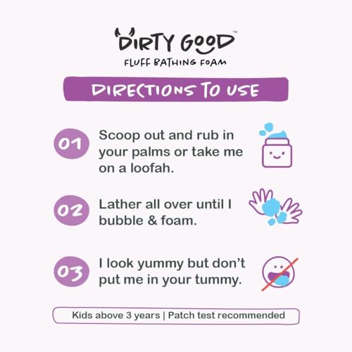 Image of Dirty Good Kids Body Wash 150g - Mermaid Splash | Bath Wash for Boys & Girls 3+ Years | Gentle & pH Balanced | Olive Oil & Shea Butter | Sulphate, Paraben & Phthalates Free