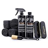 PROPER DETAILING CO. Car Leather Cleaner and Conditioner, Clean and Protect for long lasting leather, 9 Piece Deluxe Leather Care kit for professional results, leather car cleaner, conditioner leather