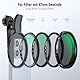 NEEWER 67mm Handy Clip Filterhalterung, kompatibel mit iPhone 16 15 Pro Max Plus 16e 14 13 mini 12, verstellbare Gewindefilter Objektivklemme mit rutschfesten Gummipads, LA007