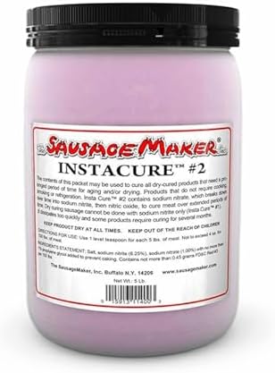 The Sausage Maker Insta Cure #2 (Prague Powder 2) - Curing Salt for and Meat - 5 lbs. -