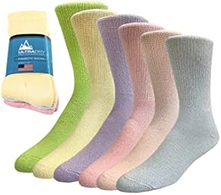 Diabetic Socks Men/Women Non-Binding Socks for Neuropathy, Edema, Diabetes, Circulatory Problems USA Made Physicians Approved