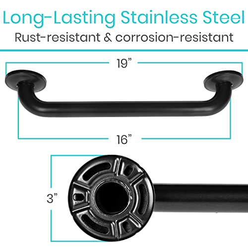 Vive Grab Bar For Bathtubs And Showers - Handicap Bathroom Safety Rail For Elderly - Wall Senior Handle For Tub, Toilet, Bath - Disability Assist Device Accessories Handrail Support For Injury #TOP3