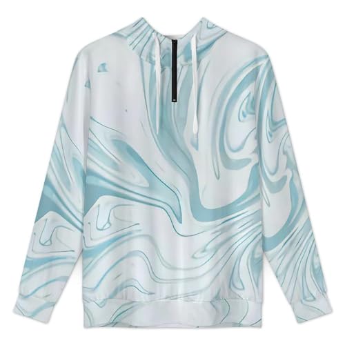 Tie-dye Fall Men's Casual Long Sleeve Hooded Zip Up Pullover Sweatshirt3