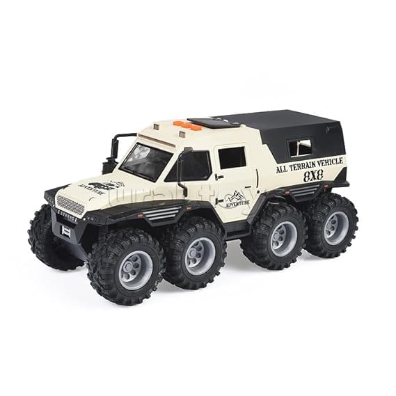 Shivaaro 1/32 Diecast Suv Model Car Sound, Light, And Music - Interactive Kids Toy, Black