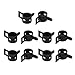 uxcell 10 Pcs 9mm Spring Band Type Action Fuel Hose Pipe Low Pressure Air Clip Clamp