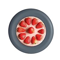 Fulenyi - Timbri per forno a microonde, tappetino rotondo in silicone, protezione da banco in silicone multifunzionale resistente alle alte temperature per hotel, cucina