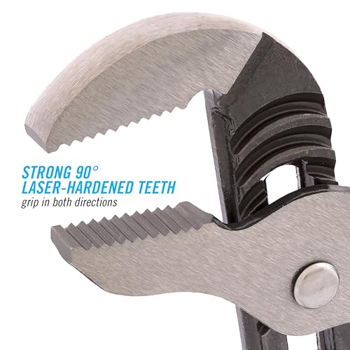 Channellock Tongue & Groove Pliers 426 - Straight Jaw, Made in USA, 0.87 In. Jaw, Heat-Treated Teeth - 6.5 In. thumbnail 4