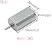 180 High Speed Magnetic Micro Motor 3-6V 5000-18000RPM Mini DC Motor for RC Boat Model Smart Cars DIY Toys - (3 PCS)