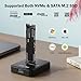 AMZPILOT Tool-Free M.2 NVMe & SATA to USB C Docking Station, 10Gbps SSD Reader Adapter for Data Rescue & External Storage, Supports M/B+M Key NVMe PCIe & SATA NGFF 2230-22110, for Laptop, PC