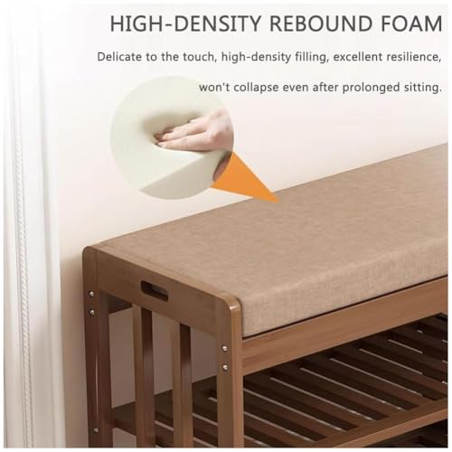 Tabouret porte-chaussures moderne double niveau gain de place - 4