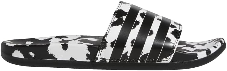 adilette shower slides women's leopard