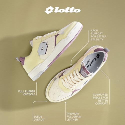 Image of Lotto Men Hoop Star OG Leather Sneakers