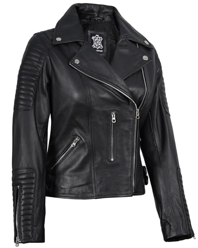 fjackets Premium Asymmetrical Women Leather Jackets - Real Lambskin Stylish Leather Jacket Womens For All Seasons3