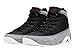 NIKE Jordan Mens Air Jordan 9 Retro CT8019 060 Particle Grey - Size 14, Black/University Red-particle