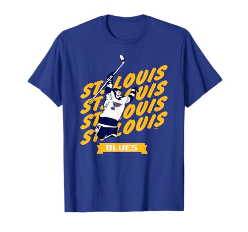 St. Louis Blues Graffiti Royal Officially Licensed T-Shirt