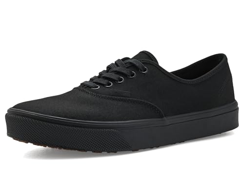 Vans Unisex Authentic Made for The Makers Slip Resistant Shoe - Series III Canvas Black/Gum Mens 13 Womens 14.5 Medium