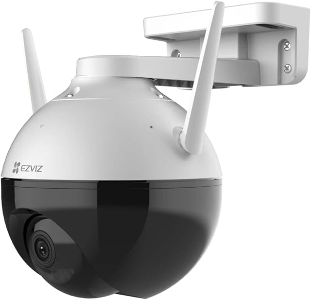 EZVIZ Outdoor Wi-Fi Home Security Camera 1080P CCTV Colour Night Vision Pan and Tilt with Al Human Detection, 360-Degree Vision for Wider Protection, Weatherproof Design, C8T 2MP