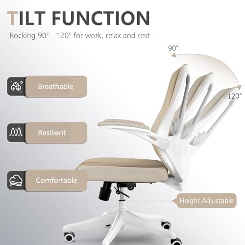 Image of Ergonomic Office Desk Chair High Back Mesh Computer Chair Adjustable Chair