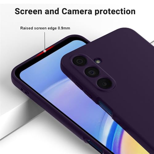Image of Back Cover for Samsung Galaxy M16 5G / F16 5G | Full Camera Protection | Premium Liquid Silicon Case | Flexible Bumper Case for Samsung Galaxy M16 5G / F16 5G (Purple)