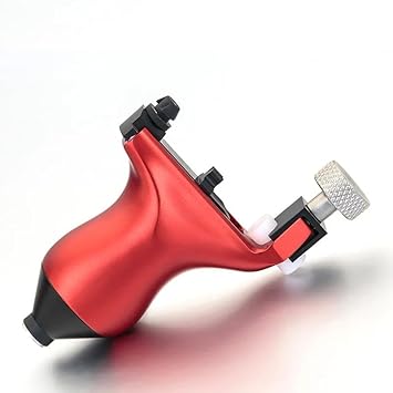 Rotary Tattoo Machine with DC Operation CNC Aluminum 3.5mm Rotary Tattoo Gun For Liner,Shader (Red)