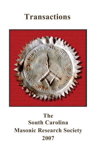Transactions: The South Carolina Masonic Research Society
