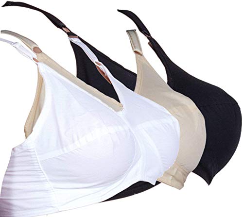 Image of Teenager Women's Cotton Non Padded Wire Free Full-Coverage Bra (32B - Black Black 32B)