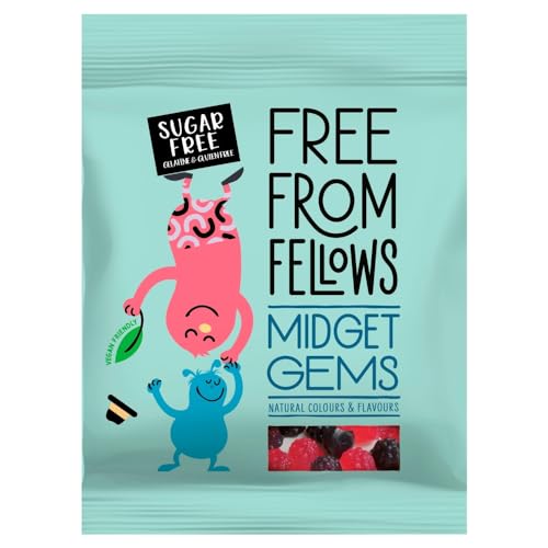 Free From Fellows Midget Gems 70g (pack de 6)