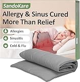 SandoKare Allergy Relief Blanket, All-Natural Alternative to Nasal Spray & Sinus Rinse, Nose Cleaner, Drug-Free Nasal Care for Sinus Relief & Breathe Right, Non-Drowsy Safe for Baby, Kid, Child, Adult