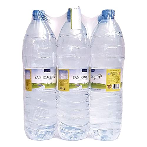 Agua Mineral Natural San Joaquín - Pack 6 botellas 1,5