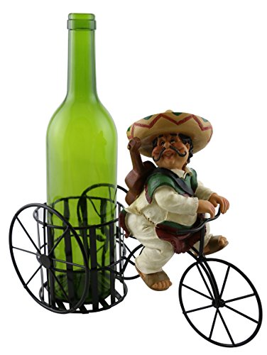 Chubby Mexican with Guitar and Sombrero Wine Bottle Holder
