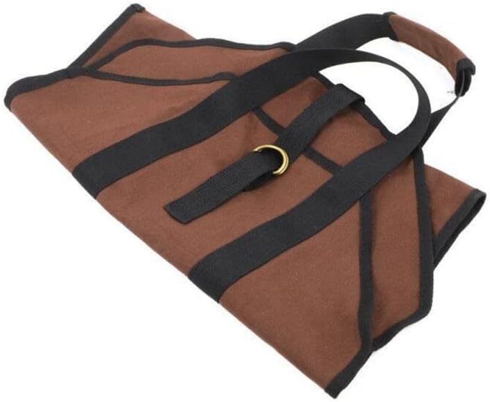 Firewood Log Carrier Firewood Carrier Bag Outdoor Camping Firewood Holder Carry Storage Bag Handbag Wooden Handling Canvas Bag for Wood Carrying (Color : As shown)