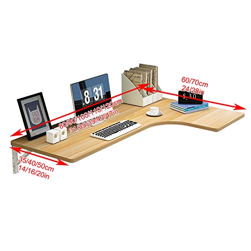 Table d'angle murale pliante pour désencombrer votre studio