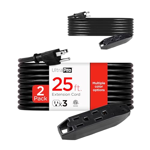 UltraPro 25 Ft 3 Outlet Indoor Extension Cord...