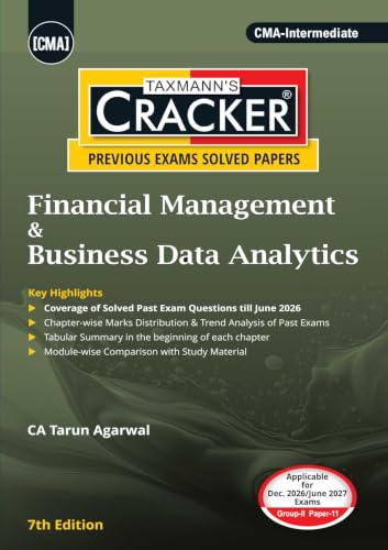 Image of Taxmann's CRACKER COMBO for CMA Intermediate | Dec. 2026 /June 2027 Exams | Group II - Papers 9 to 12 | CRACKER Series | OMSM, CAA, FMDA, and MA | July 2026 Edition | Set of 4 Books