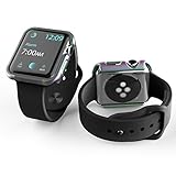 New 42mm Apple Watch Case, X-Doria Defense Edge Premium Aluminum & TPU Bumper Frame - Compatible with Apple Watch Series 1, Series 2, Series 3 and Nike+, (Iridescent)