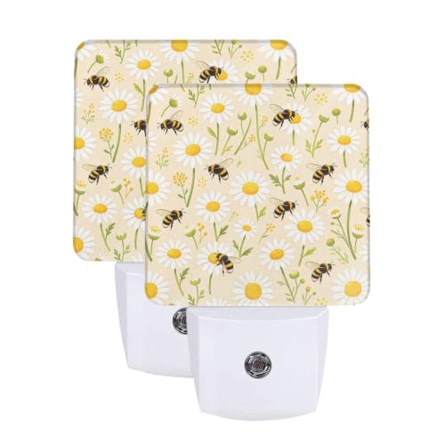Image of Spring Flowers Floral LED Plug-in Nightlights 2-Pack for Corridors