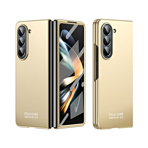 Coque Galaxy Z Fold 5 rigide or avec charnière et fente stylo protège votre smartphone plié