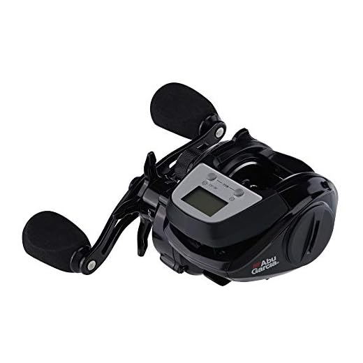 Abu Garcia Max DLC Low Profile Baitcast Fishing Reel, Black