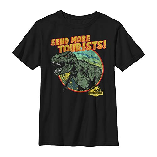 Fifth Sun Jurassic Park Boys' Send Tourists Short Sleeve Crew Tee