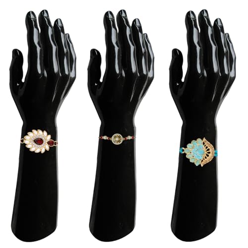Image of Mahi Combo Set of 7 Beautiful Rakhi for Brother, Bhai, Bhaiya with Meenakari Work (PARCSO1105439PR)