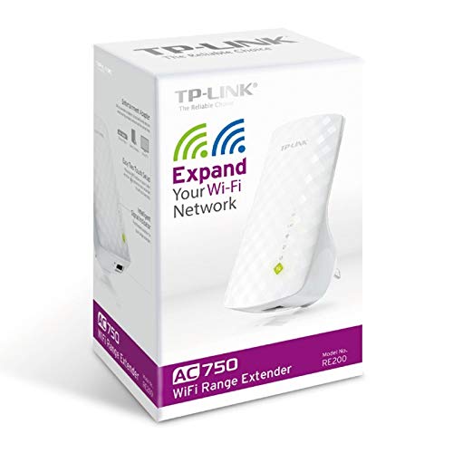 TP-Link RE200 AC750 750Mbps Wireless N Wall Plugged Range Extender