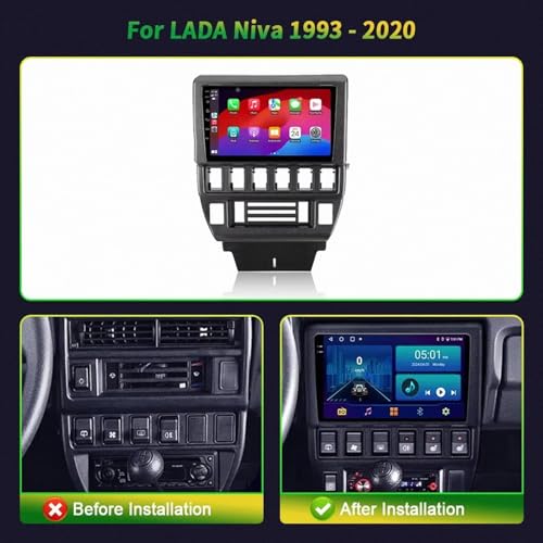 Autoradio Android pour LADA Niva : ne vous perdez plus grâce au GPS Europe intégré - 5