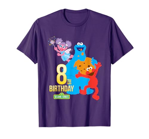 T-shirt Sesame Street 8 ans : cadeau d'anniversaire parfait pour enfant