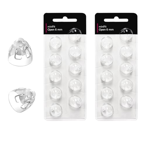 Oticon Minifit�p�⒮��h�[�� Oticon �C���[�L���b�v�����p�p�[�c�A�N�Z�T���[(�I�[�v���x���g 6mm) Oticon�⒮��p�i�N���[�j���O�L�b�g�p�h�[�� (20��)