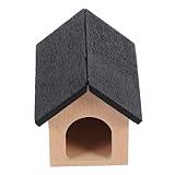 Alasum Maison De Poupée Miniature Bois pour Chiens Jouet Chenil Bois pour Petits Chiens A...