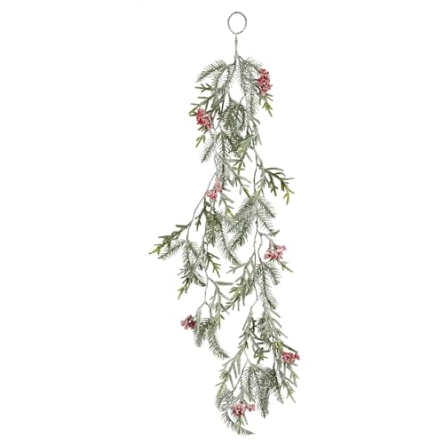 CREATIV green Tannenmixhänger geeist mit Beeren 101cm grün I...