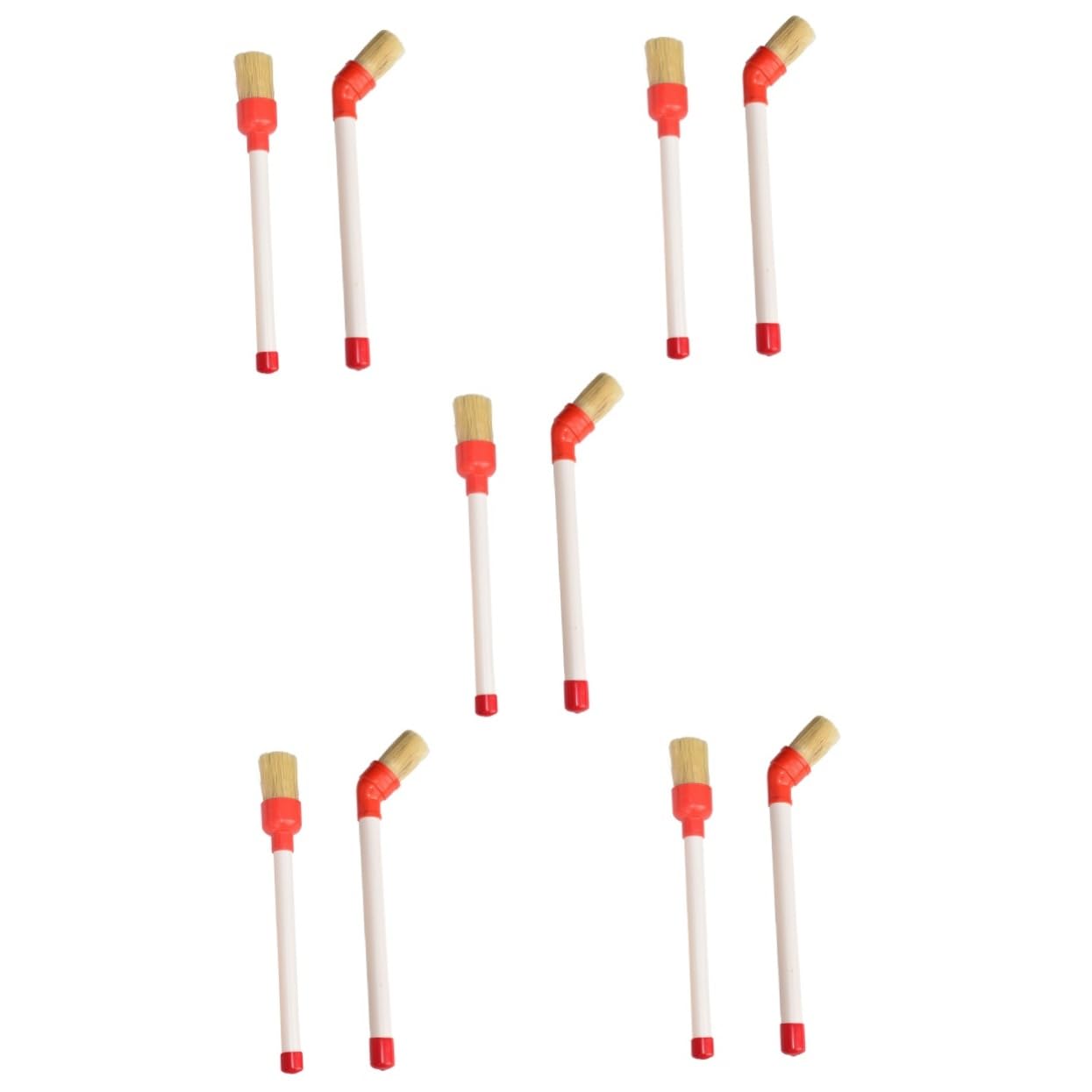 Gatuida 10piezas Cepillo De Limpieza De Llantas y Neumáticos De Cepillo De Grasa para Neumáticos y Llantas Diseño Compacto y Ligero para Mantener El Rendimiento Vehículos