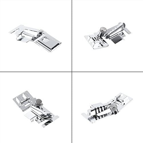Snap-on Bias Tape Binder Binding Sewing Machine Presser Foot Sewing Supplies For Brother Singer Janome Sewing Machine