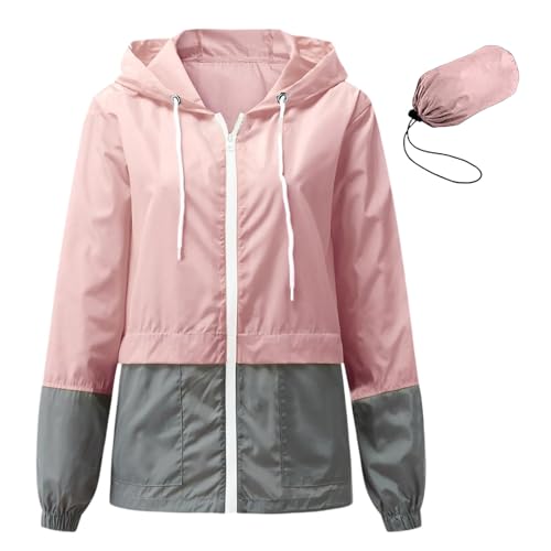 Coupe-vent style décontracté avec poche profonde et manches longues